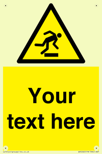 WV5262: Custom Trip Hazard Sign