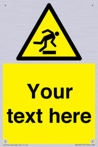 WV5262: Custom Trip Hazard Sign