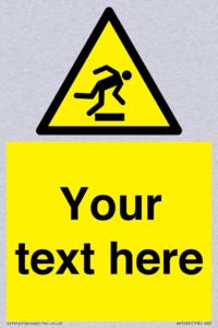 WV5262: Custom Trip Hazard Sign