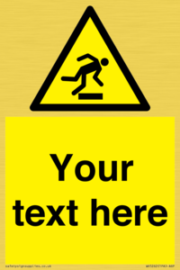 WV5262: Custom Trip Hazard Sign