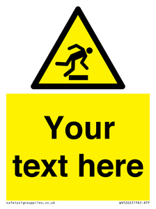 WV5262: Custom Trip Hazard Sign