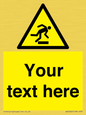 WV5262: Custom Trip Hazard Sign