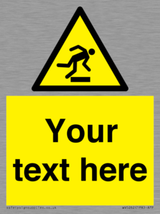 WV5262: Custom Trip Hazard Sign