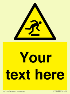 WV5262: Custom Trip Hazard Sign