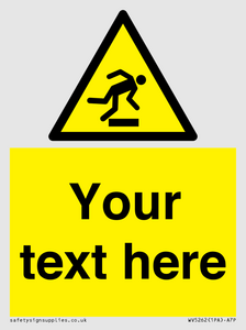 WV5262: Custom Trip Hazard Sign