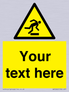 WV5262: Custom Trip Hazard Sign