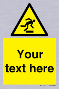 WV5262: Custom Trip Hazard Sign