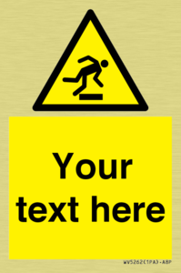 WV5262: Custom Trip Hazard Sign