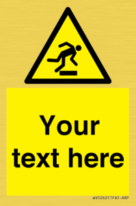 WV5262: Custom Trip Hazard Sign