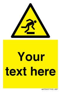 WV5262: Custom Trip Hazard Sign