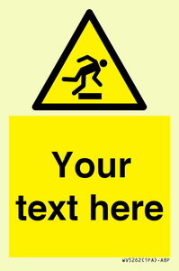 WV5262: Custom Trip Hazard Sign
