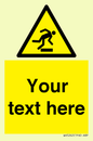 WV5262: Custom Trip Hazard Sign