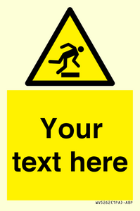 WV5262: Custom Trip Hazard Sign