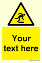 WV5262: Custom Trip Hazard Sign