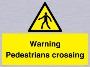 WV5292: Warning Pedestrians crossing