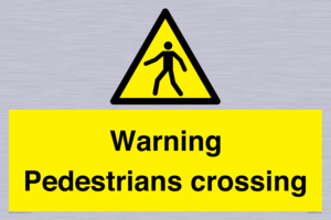 WV5292: Warning Pedestrians crossing