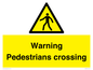 WV5292: Warning Pedestrians crossing