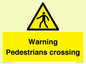 WV5292: Warning Pedestrians crossing