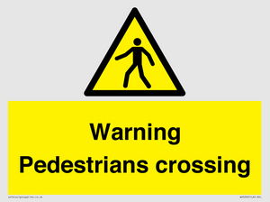 WV5292: Warning Pedestrians crossing