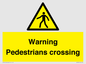 WV5292: Warning Pedestrians crossing