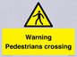 WV5292: Warning Pedestrians crossing