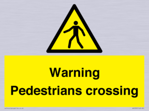 WV5292: Warning Pedestrians crossing