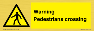 WV5292: Warning Pedestrians crossing