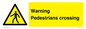WV5292: Warning Pedestrians crossing