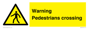 WV5292: Warning Pedestrians crossing