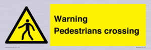 WV5292: Warning Pedestrians crossing