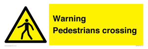 WV5292: Warning Pedestrians crossing