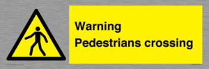 WV5292: Warning Pedestrians crossing