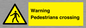 WV5292: Warning Pedestrians crossing