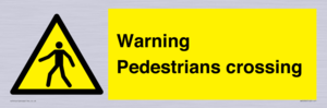 WV5292: Warning Pedestrians crossing