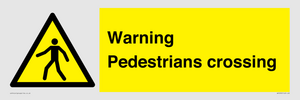 WV5292: Warning Pedestrians crossing