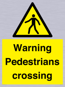 WV5292: Warning Pedestrians crossing