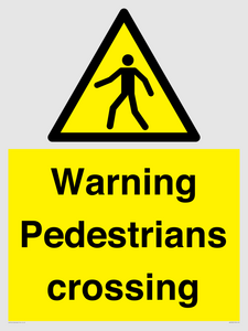 WV5292: Warning Pedestrians crossing
