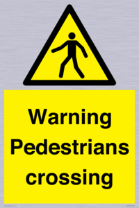 WV5292: Warning Pedestrians crossing