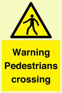 WV5292: Warning Pedestrians crossing