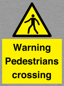 WV5292: Warning Pedestrians crossing