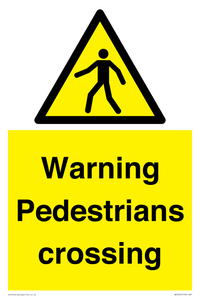 WV5292: Warning Pedestrians crossing