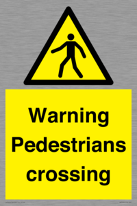 WV5292: Warning Pedestrians crossing