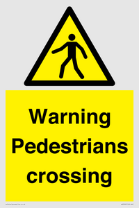 WV5292: Warning Pedestrians crossing