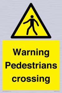 WV5292: Warning Pedestrians crossing