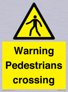 WV5292: Warning Pedestrians crossing