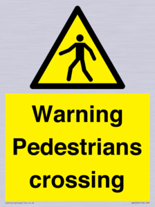 WV5292: Warning Pedestrians crossing