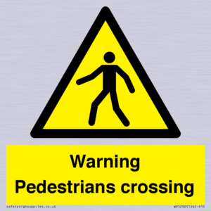 WV5292: Warning Pedestrians crossing