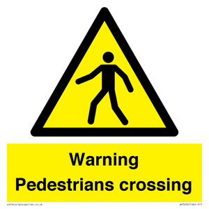 WV5292: Warning Pedestrians crossing