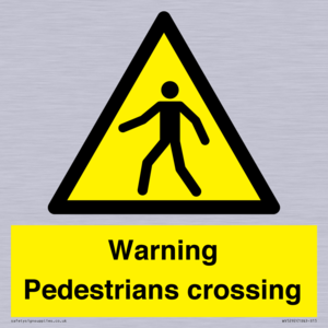 WV5292: Warning Pedestrians crossing
