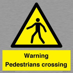 WV5292: Warning Pedestrians crossing